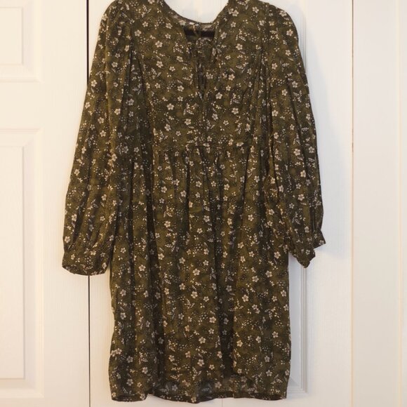 Old Navy Long Sleeve Mini Swing Dress - Picture 1 of 6
